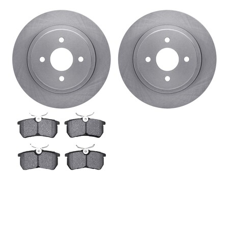 6502-54399, Rotors With 5000 Advanced Brake Pads